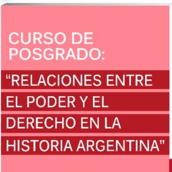 CURSO DE POSGRADO: RELACIONES DE PODER