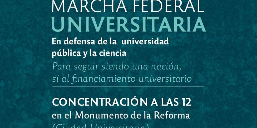 MARCHA FEDERAL UNIVERSITARIA