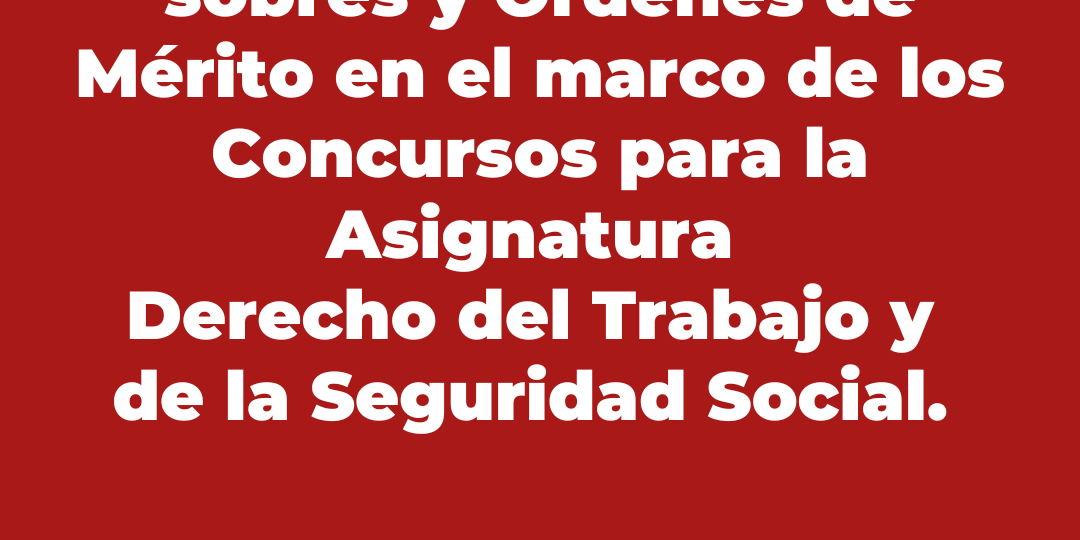 Actas de postulantes inscriptos para cubrir cargos de Profesor Asistente y Ayudante A en Derecho del Trabajo y de la Seguridad Social (3) (1)