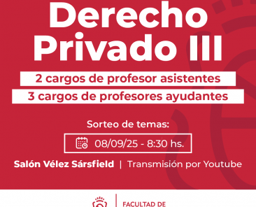Concurso Derecho Privado III